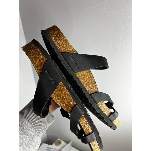 Birkenstock Mayari Birko-Flor - Black Sandals Size 40 - Picture 3 of 8